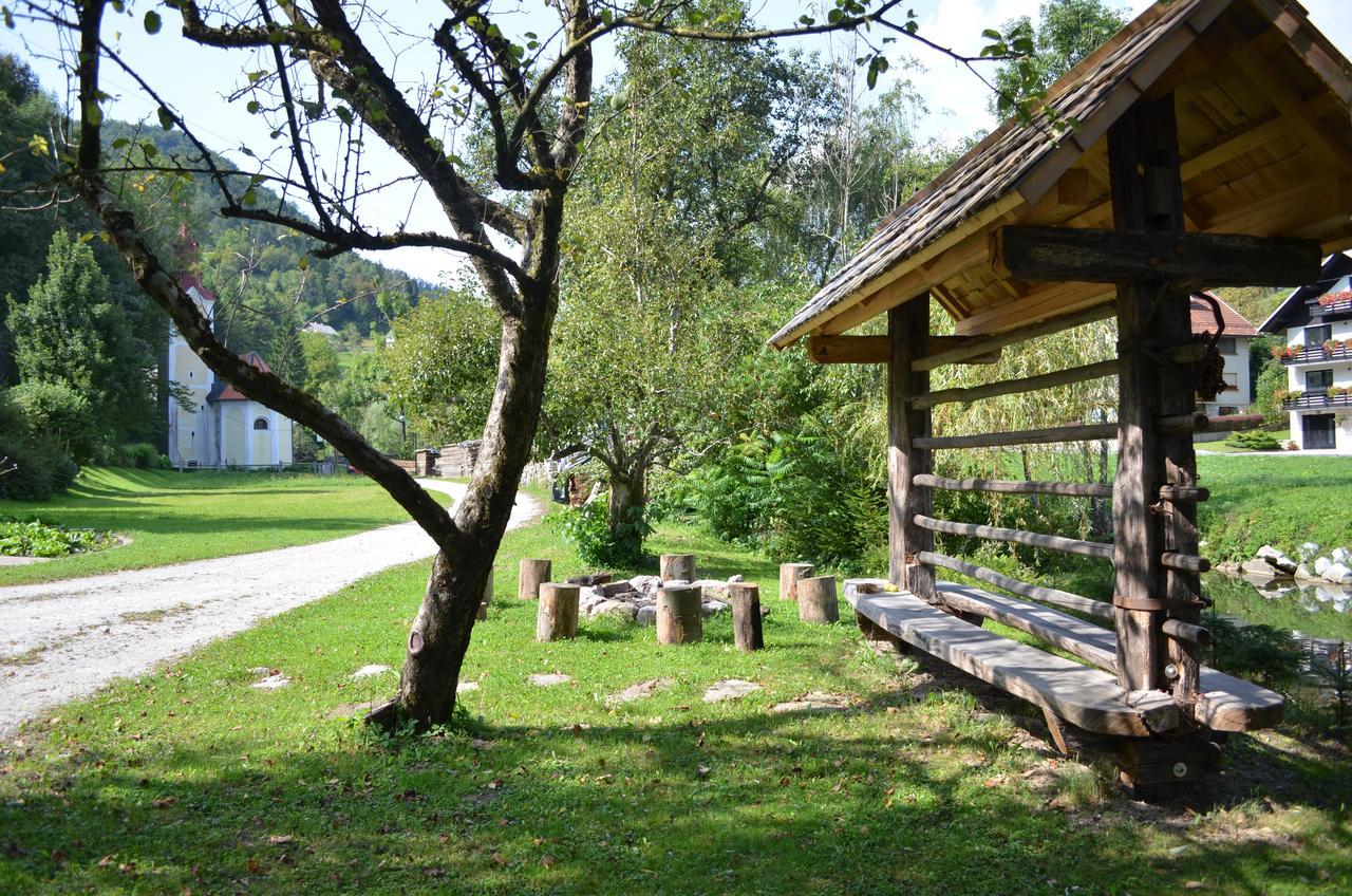 Homestead farm Tešnak Gorenja Vas  Exteriör bild